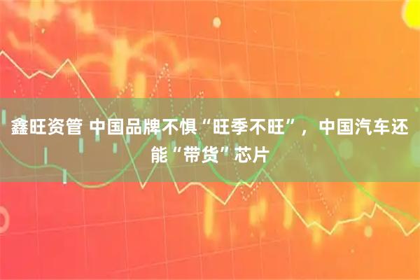 鑫旺资管 中国品牌不惧“旺季不旺”，中国汽车还能“带货”芯片